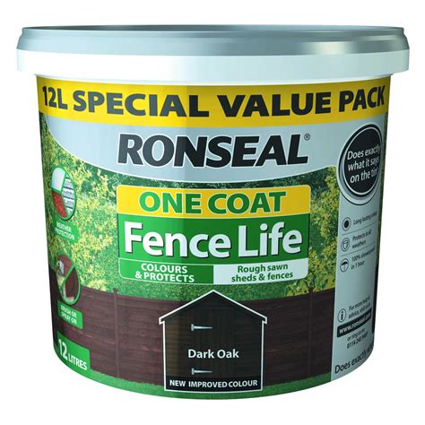 ronseal dark oak 12 litre.